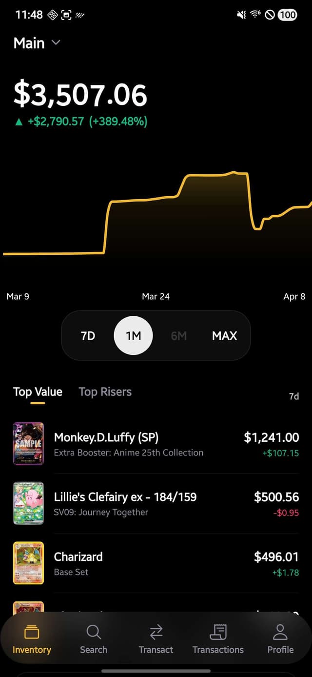 Minty App Interface